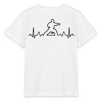 Electro Karaté - Stanley/Stella Kinder T-Shirt MINI CREATOR  - Weiß - Vorne - Maike (125cm)