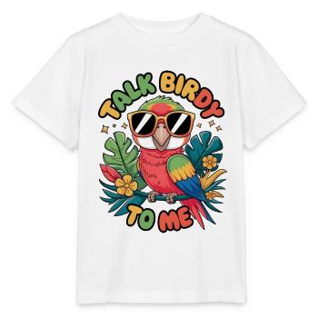 Talk Birdy To Me - Stanley/Stella MINI CREATOR Kids’ T-Shirt - white - Front - Maike (125cm)