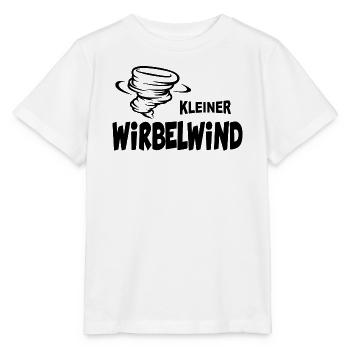 Baby Kinder Wirbelwind Sprüche Lustig - Stanley/Stella Kinder T-Shirt MINI CREATOR  - Weiß - Vorne - Maike (125cm)