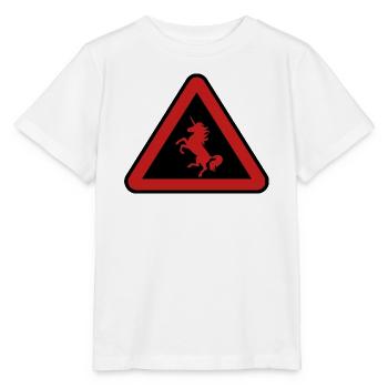 Achtung Einhorn, Gefahr - Stanley/Stella Kinder T-Shirt MINI CREATOR  - Weiß - Vorne - Maike (125cm)