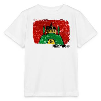 die Marktgemeinde Mariasdorf südliches Burgenland - Stanley/Stella Kinder T-Shirt MINI CREATOR  - Weiß - Vorne - Maike (125cm)