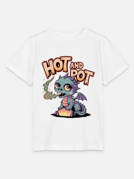 Heiß und faul - Stanley/Stella Kinder T-Shirt MINI CREATOR - Weiß