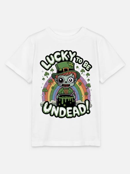 Glück, Untote zu sein! - Stanley/Stella Kinder T-Shirt MINI CREATOR - Weiß