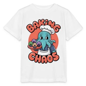 Baking Chaos - Stanley/Stella MINI CREATOR Kids’ T-Shirt - white - Front - Maike (125cm)