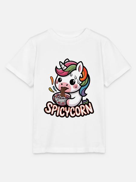 Spicycorn - Stanley/Stella Kinder T-Shirt MINI CREATOR - Weiß