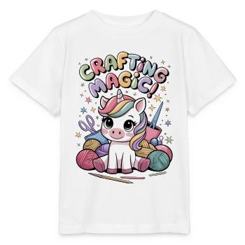 Crafting Magic! - Stanley/Stella MINI CREATOR Kids’ T-Shirt - white - Front - Maike (125cm)