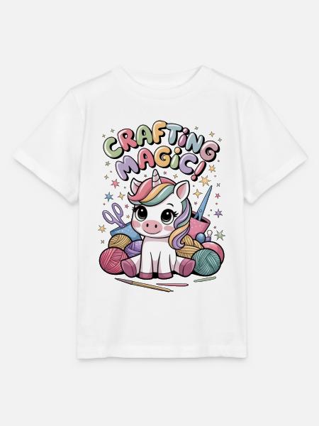 Magie herstellen! - Stanley/Stella Kinder T-Shirt MINI CREATOR - Weiß