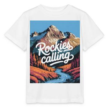 Rockies Calling - Stanley/Stella MINI CREATOR Kids’ T-Shirt - white - Front - Maike (125cm)