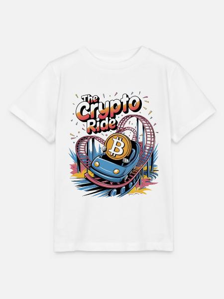 Die Krypto-Fahrt - Stanley/Stella Kinder T-Shirt MINI CREATOR  - Weiß