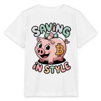 Saving In Style - Stanley/Stella MINI CREATOR Kids’ T-Shirt - white - Front - Maike (125cm)