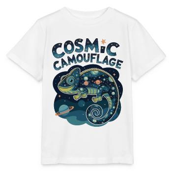 Kosmische Tarnung - Stanley/Stella Kinder T-Shirt MINI CREATOR  - Weiß - Vorne - Maike (125cm)