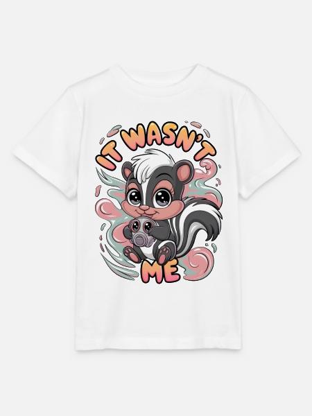 It Wasn't Me - Stanley/Stella MINI CREATOR Kids’ T-Shirt - white