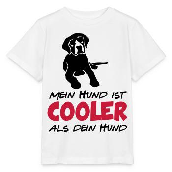 Baby Kind Cooler Hund - Stanley/Stella Kinder T-Shirt MINI CREATOR  - Weiß - Vorne - Maike (125cm)