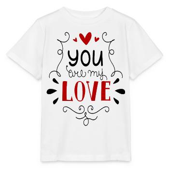 You wil my Love Liebe Baby Kinder - Stanley/Stella Kinder T-Shirt MINI CREATOR  - Weiß - Vorne - Maike (125cm)