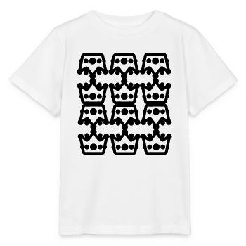 Lampen-Typ-Design - Stanley/Stella Kinder T-Shirt MINI CREATOR  - Weiß - Vorne - Maike (125cm)
