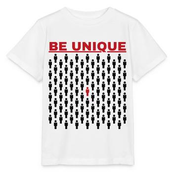 Be unique in the crowd - Stanley/Stella MINI CREATOR Kids’ T-Shirt - white - Front - Maike (125cm)