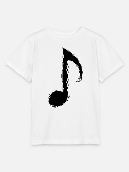 Musik Note Schwarz Musiknote - Stanley/Stella Kinder T-Shirt MINI CREATOR - Weiß