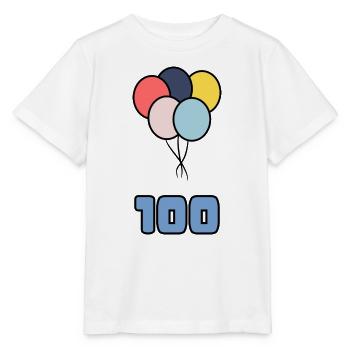 100. 100 JAHRE. 100-JÄHRIGES JUBILÄUM. 100. GEBURTSTAG - Stanley/Stella Kinder T-Shirt MINI CREATOR  - Weiß - Vorne - Maike (125cm)