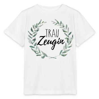 Trauzeugin - Stanley/Stella Kinder T-Shirt MINI CREATOR  - Weiß - Vorne - Maike (125cm)