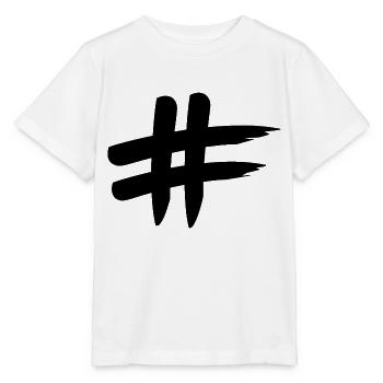# Hashtag - Stanley/Stella Kinder T-Shirt MINI CREATOR  - Weiß - Vorne - Maike (125cm)