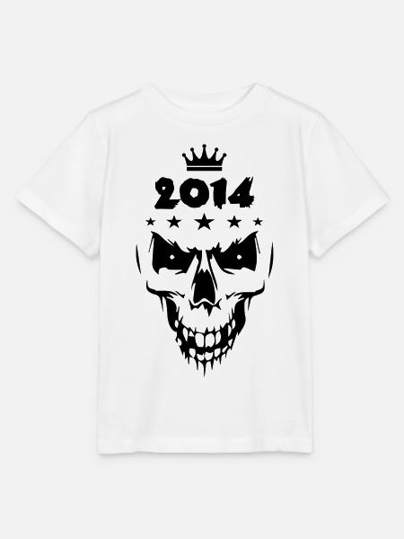 2014 Totenkopf - Stanley/Stella Kinder T-Shirt MINI CREATOR - Weiß