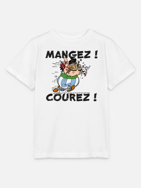 Obelix – Iss! Lauf! - Stanley/Stella Kinder T-Shirt MINI CREATOR  - Weiß