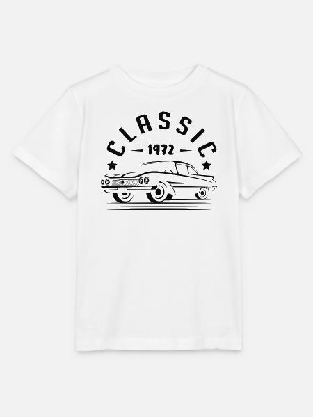 Geschenkidee - CLASSIC 1972. - Stanley/Stella Kinder T-Shirt MINI CREATOR  - Weiß