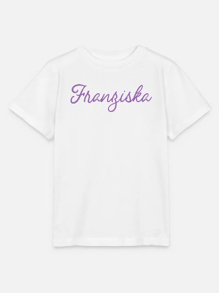 Name Franziska - Stanley/Stella Kinder T-Shirt MINI CREATOR - Weiß