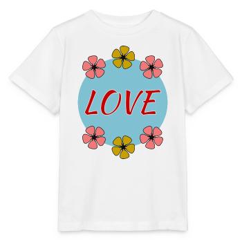 LIEBE. VALENTINSTAG. ICH LIEBE DICH. ICH LIEBE DICH. LIEBE - Stanley/Stella Kinder T-Shirt MINI CREATOR  - Weiß - Vorne - Maike (125cm)