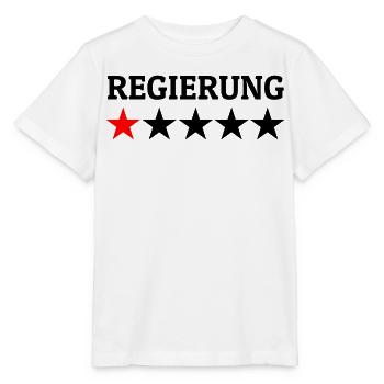 Regierung 1 Stern Bewertung - Stanley/Stella Kinder T-Shirt MINI CREATOR  - Weiß - Vorne - Maike (125cm)