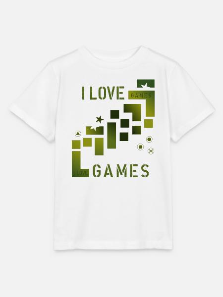 love games - Stanley/Stella Kinder T-Shirt MINI CREATOR - Weiß