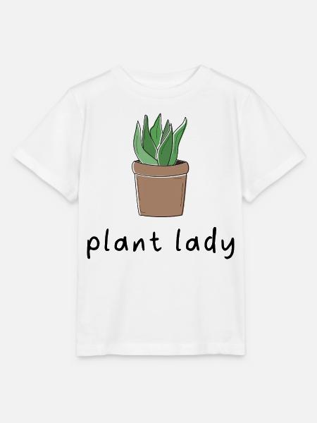 Plant Lady. - Stanley/Stella Kinder T-Shirt MINI CREATOR - Weiß