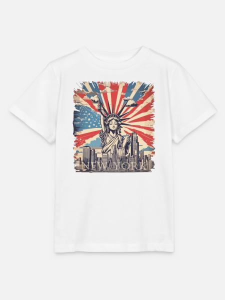 New York - Stanley/Stella Kinder T-Shirt MINI CREATOR - Weiß