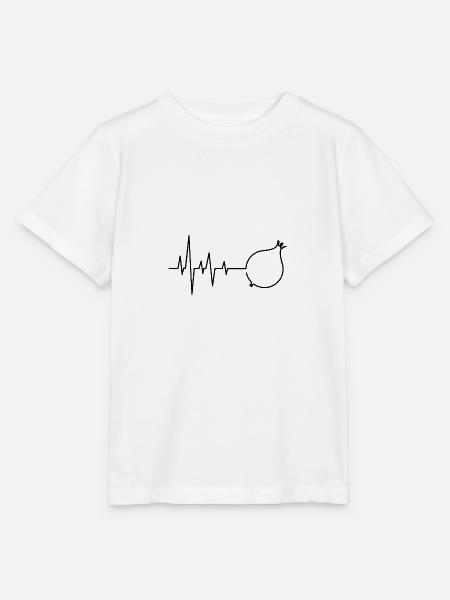 Zwiebel Herzschlag - Stanley/Stella Kinder T-Shirt MINI CREATOR - Weiß