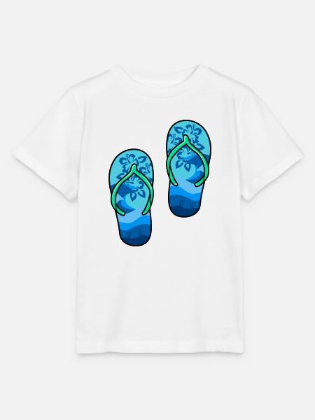 flipflop - Stanley/Stella Kinder T-Shirt MINI CREATOR  - Weiß