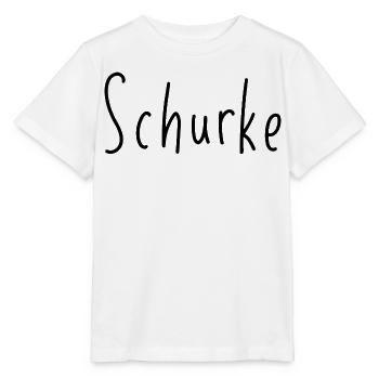 Schurke - Handschrift Statement schwarz - Stanley/Stella Kinder T-Shirt MINI CREATOR  - Weiß - Vorne - Maike (125cm)
