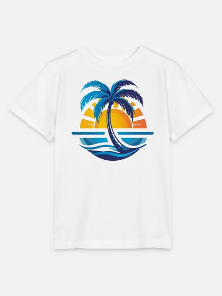 Urlaubszeit - Stanley/Stella Kinder T-Shirt MINI CREATOR - Weiß
