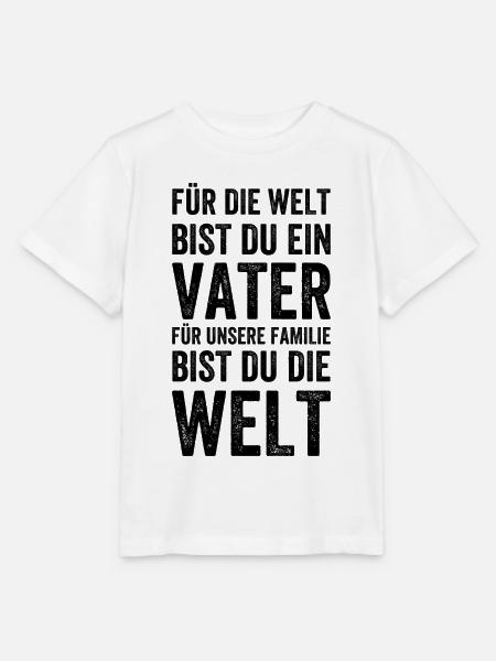 Bester Vater - Stanley/Stella Kinder T-Shirt MINI CREATOR  - Weiß