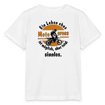 leben ohne mx ist sinnlos - Stanley/Stella Kinder T-Shirt MINI CREATOR  - Weiß - Vorne - Maike (125cm)