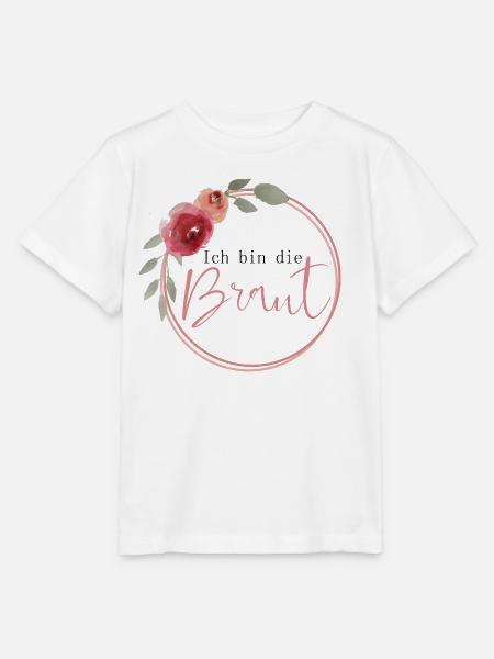 Ich bin die Braut - Stanley/Stella Kinder T-Shirt MINI CREATOR - Weiß
