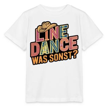 Line Dance mein Hobby - meine Passion - mein Ding - Stanley/Stella Kinder T-Shirt MINI CREATOR  - Weiß - Vorne - Maike (125cm)