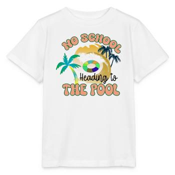 Auf dem Weg zum Pool - Stanley/Stella Kinder T-Shirt MINI CREATOR  - Weiß - Vorne - Maike (125cm)