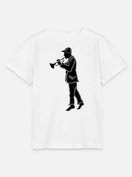 trompeter - Stanley/Stella Kinder T-Shirt MINI CREATOR  - Weiß