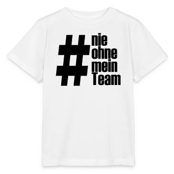 ohne mein team - Stanley/Stella Kinder T-Shirt MINI CREATOR  - Weiß - Vorne - Maike (125cm)