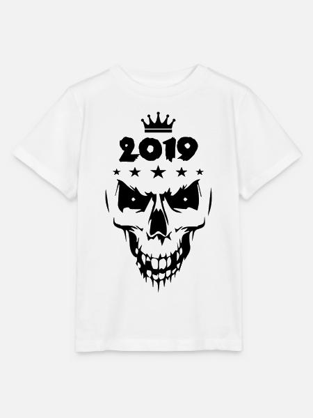 2019 Totenkopf - Stanley/Stella Kinder T-Shirt MINI CREATOR - Weiß