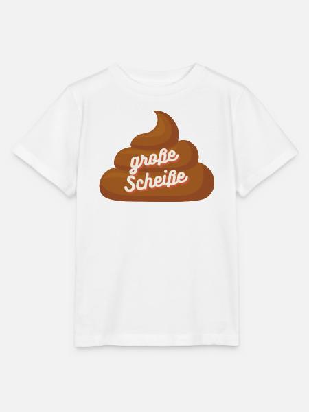 große Scheiße - Stanley/Stella Kinder T-Shirt MINI CREATOR  - Weiß