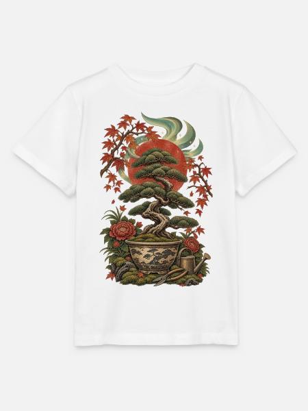 Japanische Bonsai Master Schnittscheren - Stanley/Stella Kinder T-Shirt MINI CREATOR - Weiß