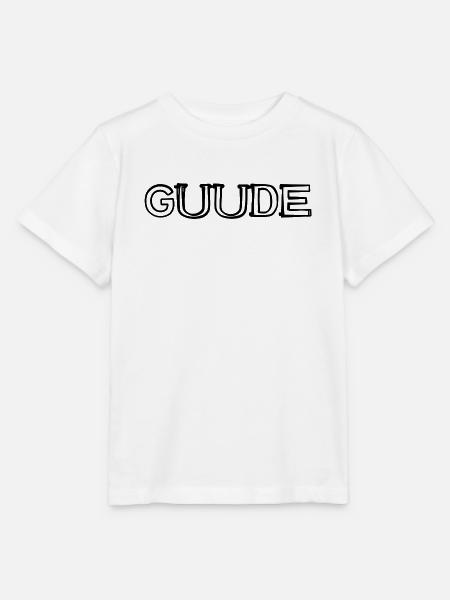 Guude Schriftzug handgezeichnet - Stanley/Stella Kinder T-Shirt MINI CREATOR  - Weiß