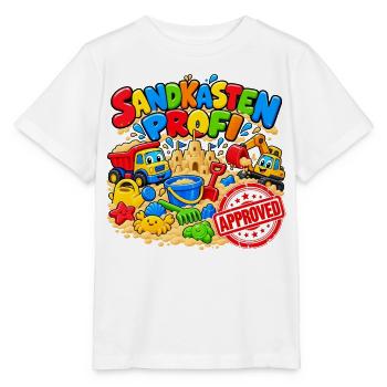 Sandkasten Profi: Baustellen Spaß - Stanley/Stella Kinder T-Shirt MINI CREATOR  - Weiß - Vorne - Maike (125cm)