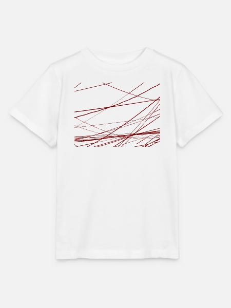 Design Stromkabel durcheinander - Stanley/Stella Kinder T-Shirt MINI CREATOR  - Weiß